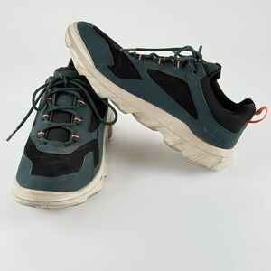 Ecco MX Low GTX Sneaker Gore-Tex Mens Shoe Size 7/7.5 EU41 Dark Green/Black